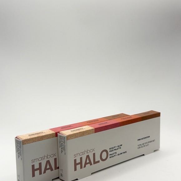 Smashbox Halo Sculpt & Glow Palette Pink Saturation NEW Authentic 2 pack